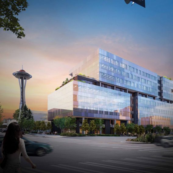 Exterior view of Skyblox in Seattle, Washington
