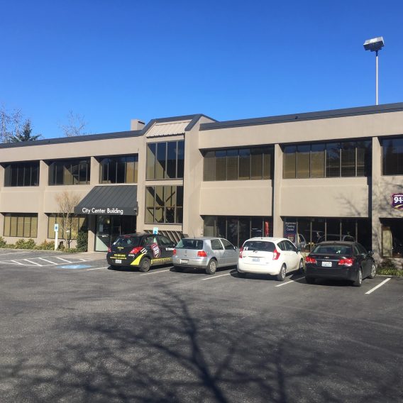 Exterior view of City Center Medical Building in Redmond, Washington