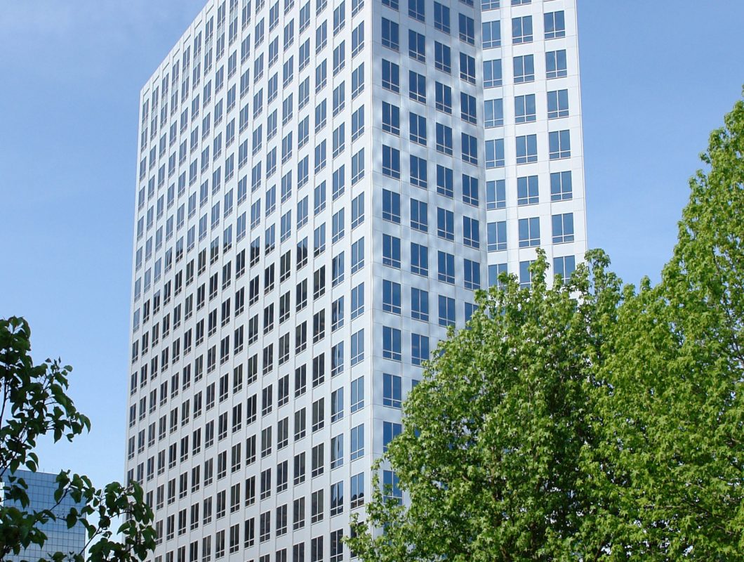 Exterior view of Key Center in Bellevue, Washington