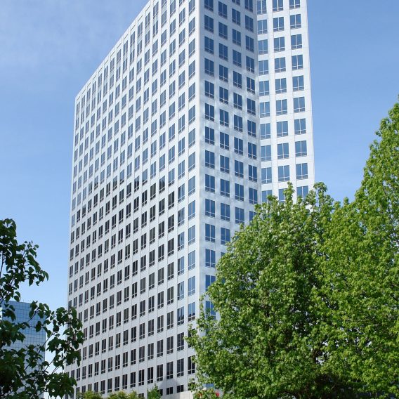 Exterior view of Key Center in Bellevue, Washington