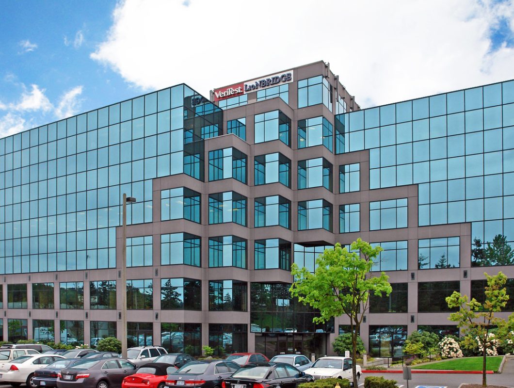 Exterior view of Sterling Plaza One in Bellevue, Washington