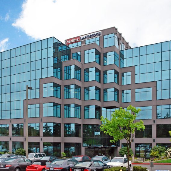 Exterior view of Sterling Plaza One in Bellevue, Washington