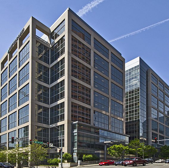 Exterior view of Summit Two in Bellevue, Washington