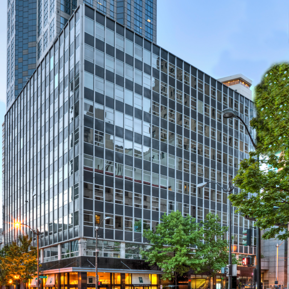 Exterior view of Logan Building in Seattle, Washington