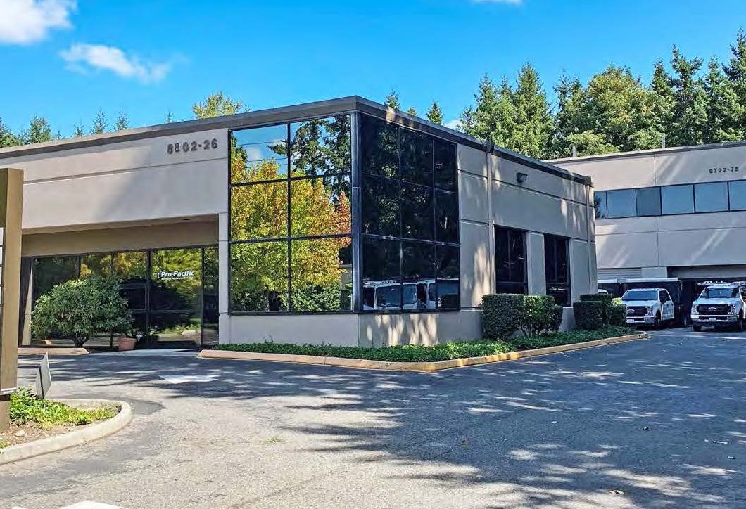 Exterior view of Jonesco Business Center in Kirkland, Washington