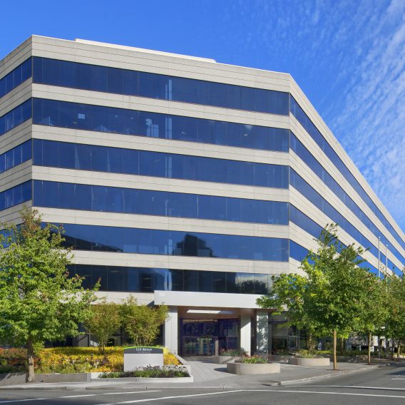 Exterior view of Midstation Bellevue in Bellevue, Washington