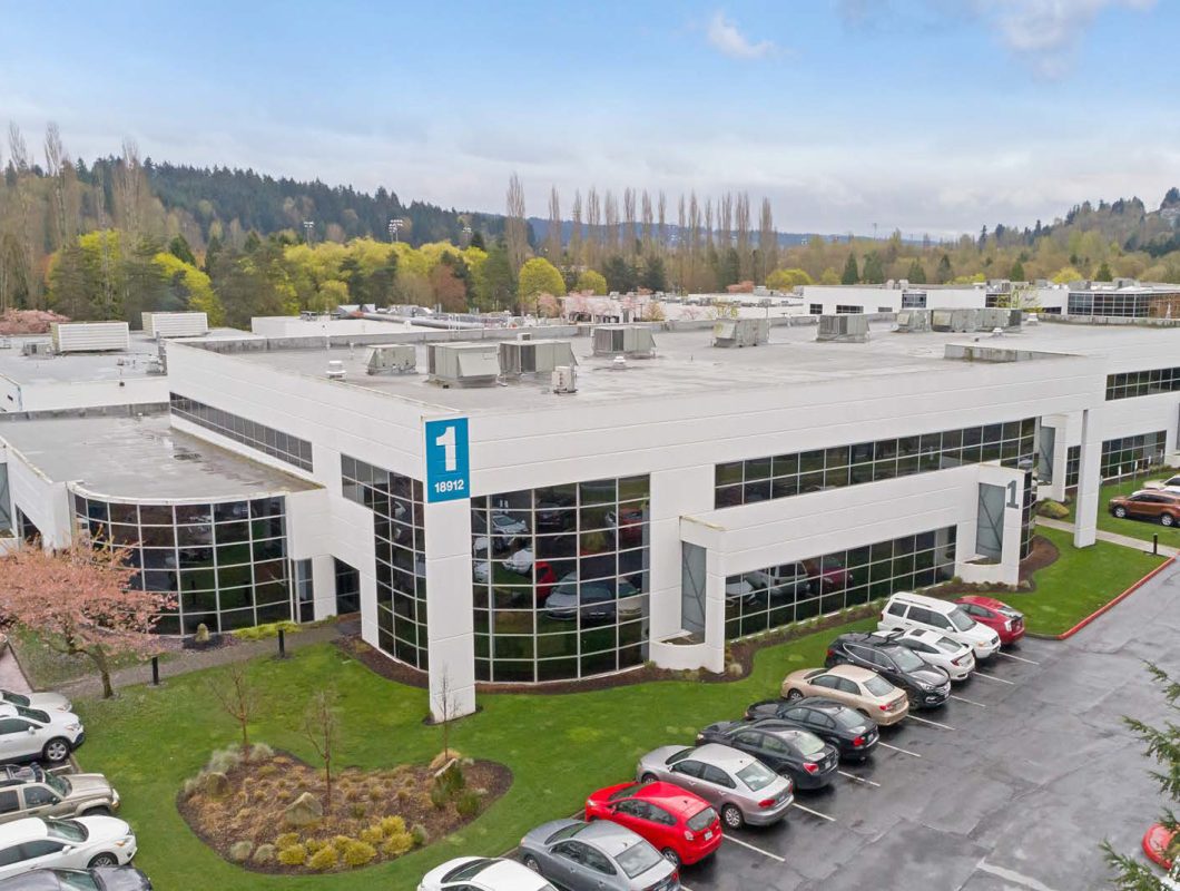 Exterior view of Alloy Innovation Center at North Creek in Bothell, Washington