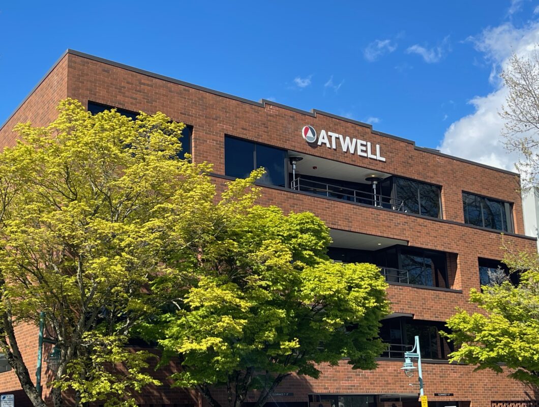 Exterior view of 25 Central in Kirkland, Washington