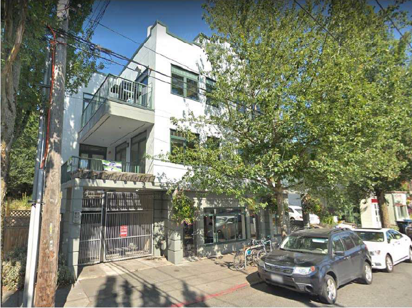 Exterior view of Madrona Plaza in Seattle, Washington