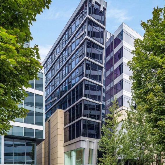 Exterior of Met Park North in Seattle, Washington