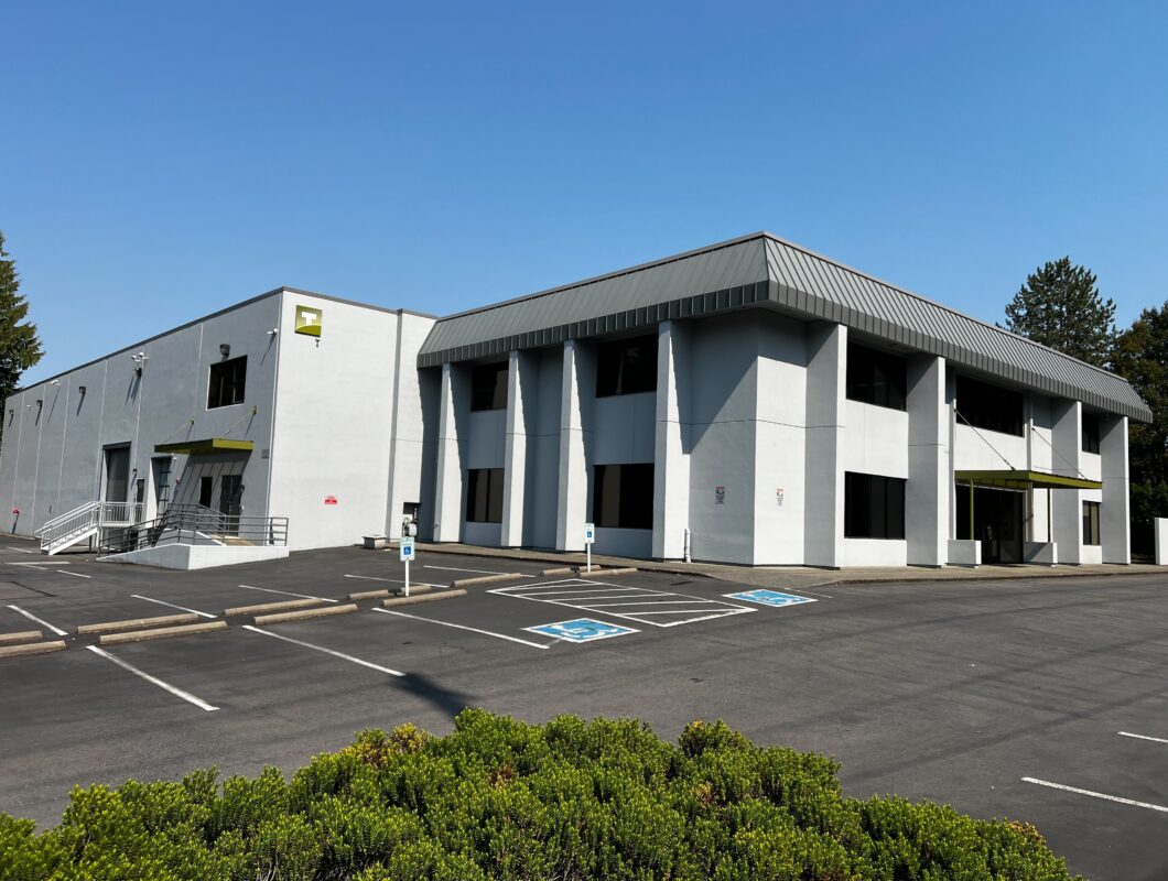 Exterior view of I-90 R&D Center in Bellevue, Washington