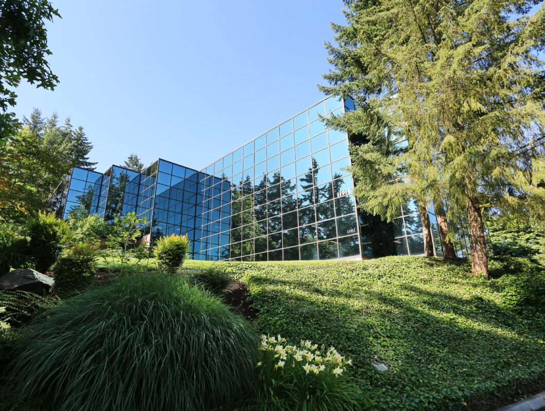 Exterior view of Eastridge Corporate Center in Bellevue, Washington